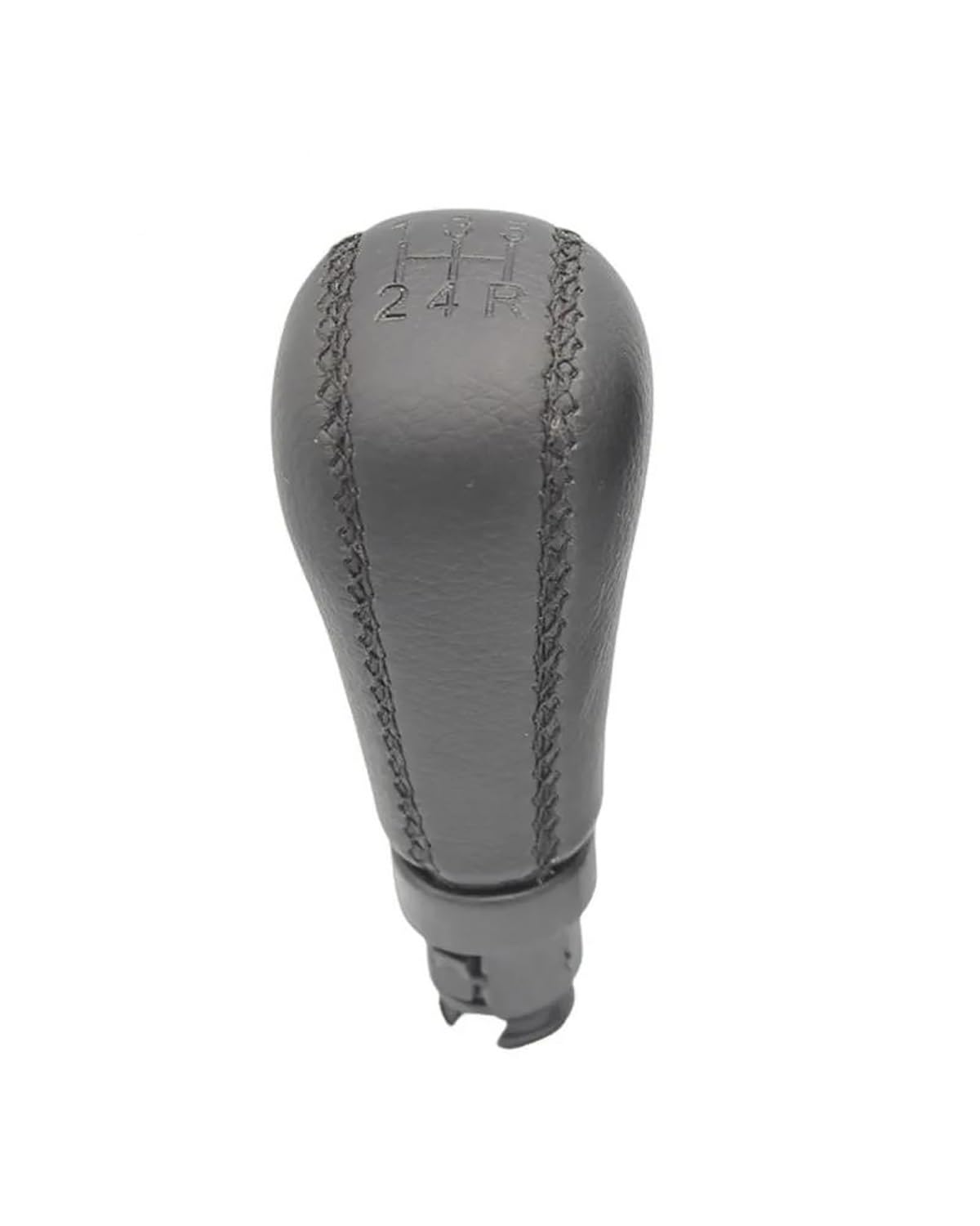 Schaltknauf Für S60 S80 V70 XC70 Nähleder 5 6 Manueller Schalthebelstift Auto-Styling-Zubehör Schwarzer Leder-Schaltknauf Shift knob(5 Speed) von FQYYWL