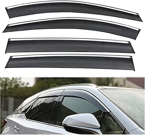 Auto Fenster Wind Deflektoren Visier für Lexus RX270/RX350 2010-2017, Auto Seitenfenster Belüftete Visiere Regenschutz Zubehör Tür Fenster Guard Abdeckung von FQYZJDCZ