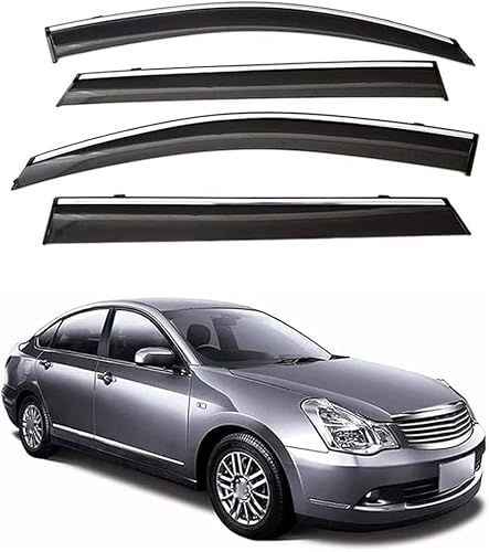 Auto Fenster Wind Deflektoren Visier für Nissan Sylphy 2008-2011, Auto Seitenfenster Belüftete Visiere Regenschutz Zubehör Tür Fenster Guard Abdeckung von FQYZJDCZ