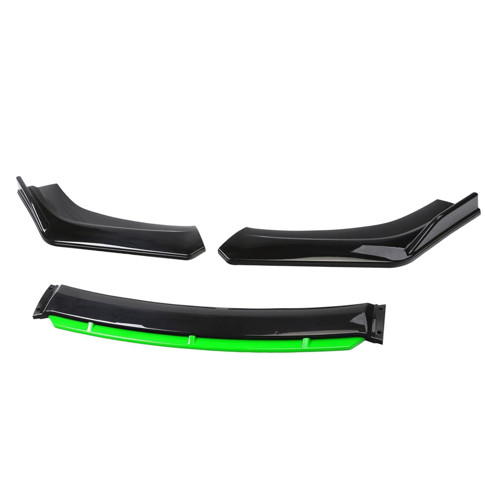 Auto Frontspoiler für KIA RIO 2017-2020,Frontspoiler Protector FrontstoßStangenlippe Auto Antikollisionsschutz Body,Auto Styling Karosserie Anbauteile Zubehör,Green von FQYZJDCZ