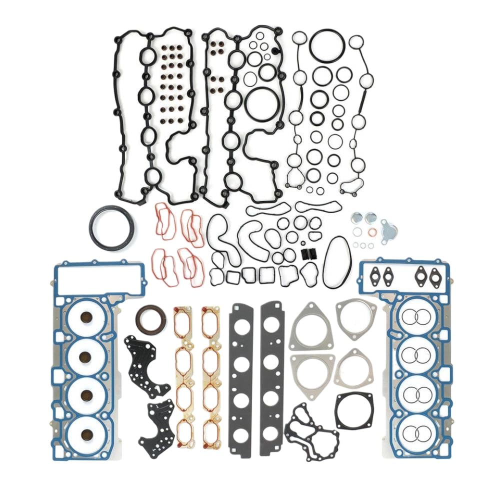 Motor-Umbausatz Kompatibel mit Q7 A8 S5 4.2L inklusive Kolbendichtungslagern, kompatibel mit 077198151L 079107065AD 079107065DC 079103383AQ von FQkBEX