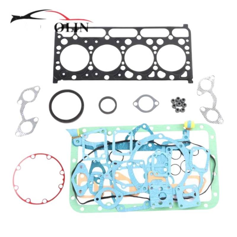 V2003 V2003T V2003M V2003DI Motordichtungssatz, kompatibel mit Kubota-Modellen L4300F L4300DT L45 Ersatzteile 1G726-21772 1G770-03312 1E013-03312 von FQkBEX