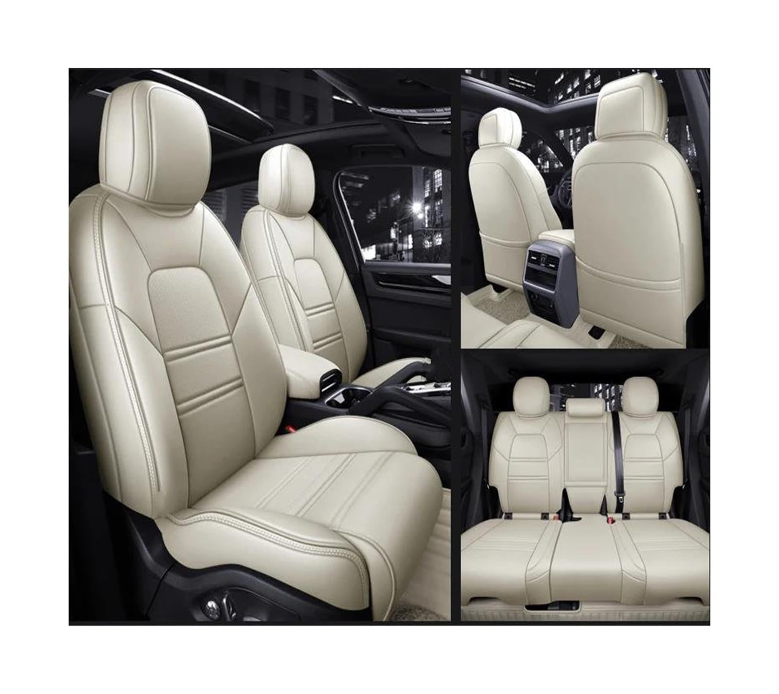 FRANCES Für Skoda Für Superb 3 Für Yeti Für Octavia Für Karoq Für Rapid Custom Interior Auto Zubehör Auto Sitzbezüge Auto Zubehör (Color : 1) von FRANCES