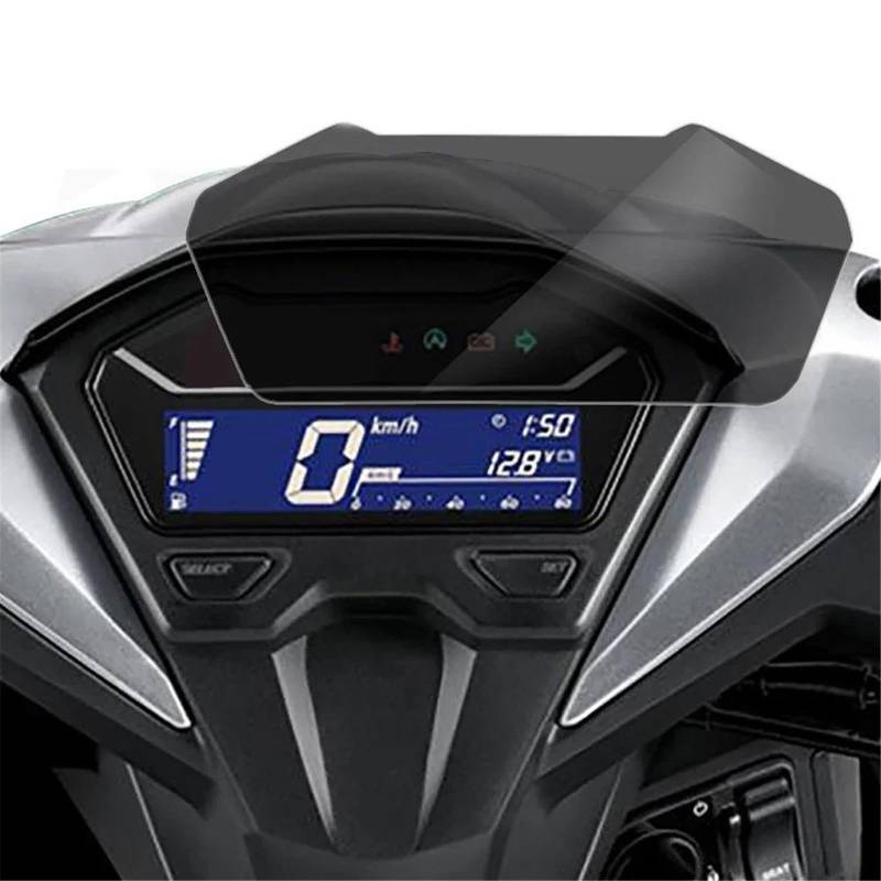 Motorrad Cluster Kratzschutzfolie Für Click V2 V3 125i150i Motorrad Scratch Cluster Screen Dashboard Schutz Instrument Film Motorrad Zubehör(Black) von FRDUIEW