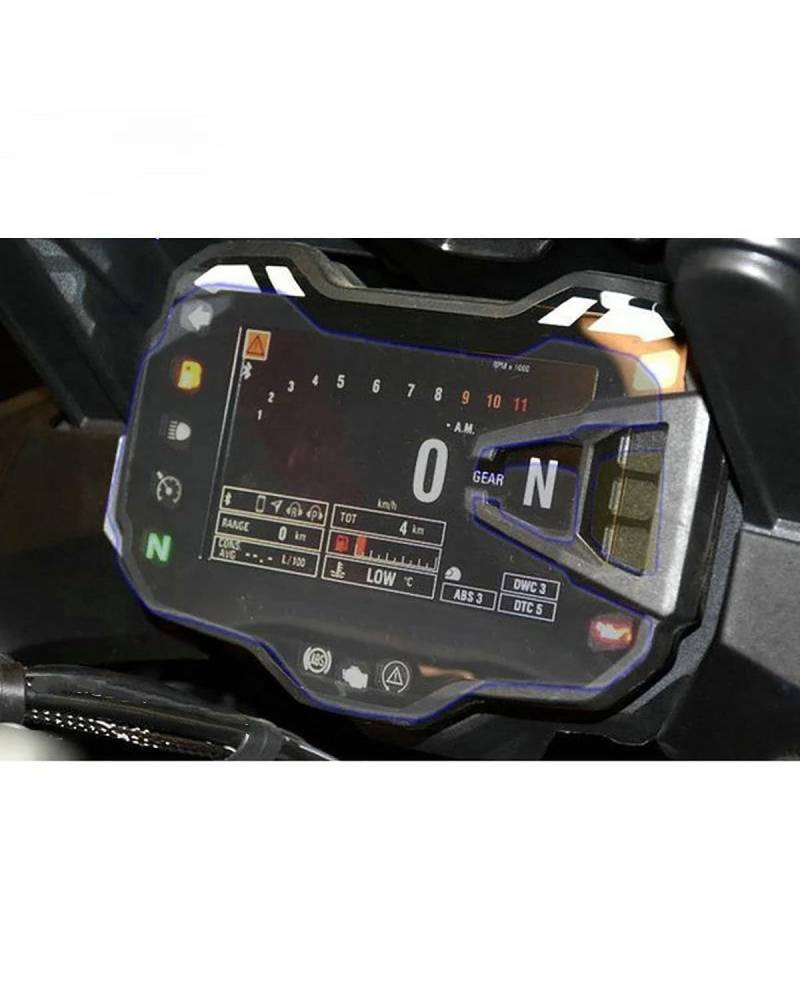 Motorrad Cluster Kratzschutzfolie Für Ducati Für Multistrada 1200 1200S 950 2015 2016 2017 2018 2 Sets Motorrad Tacho Film Cluster Film von FRDUIEW