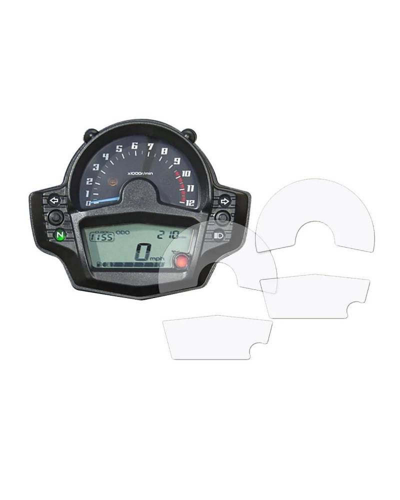 Motorrad Cluster Kratzschutzfolie Für Kawasaki Für Vulcan S 650 S650 Für VN650 VN 650 2015-2021 2 stücke Motorrad Zubehör Cluster Bildschirm Film Instrument Film von FRDUIEW