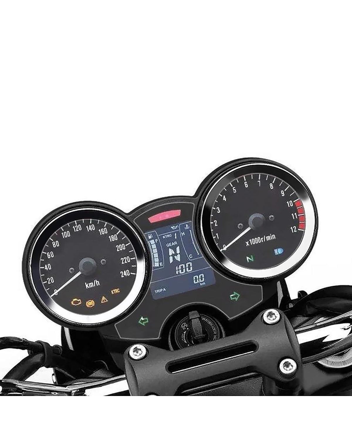 Motorrad Cluster Kratzschutzfolie Für KA&WASAKI Für Z900RS Z 900RS 2018 2019 Motorrad Dashboard Schutz Instrument Film Scratch Cluster Screen Protector(2 pcs) von FRDUIEW