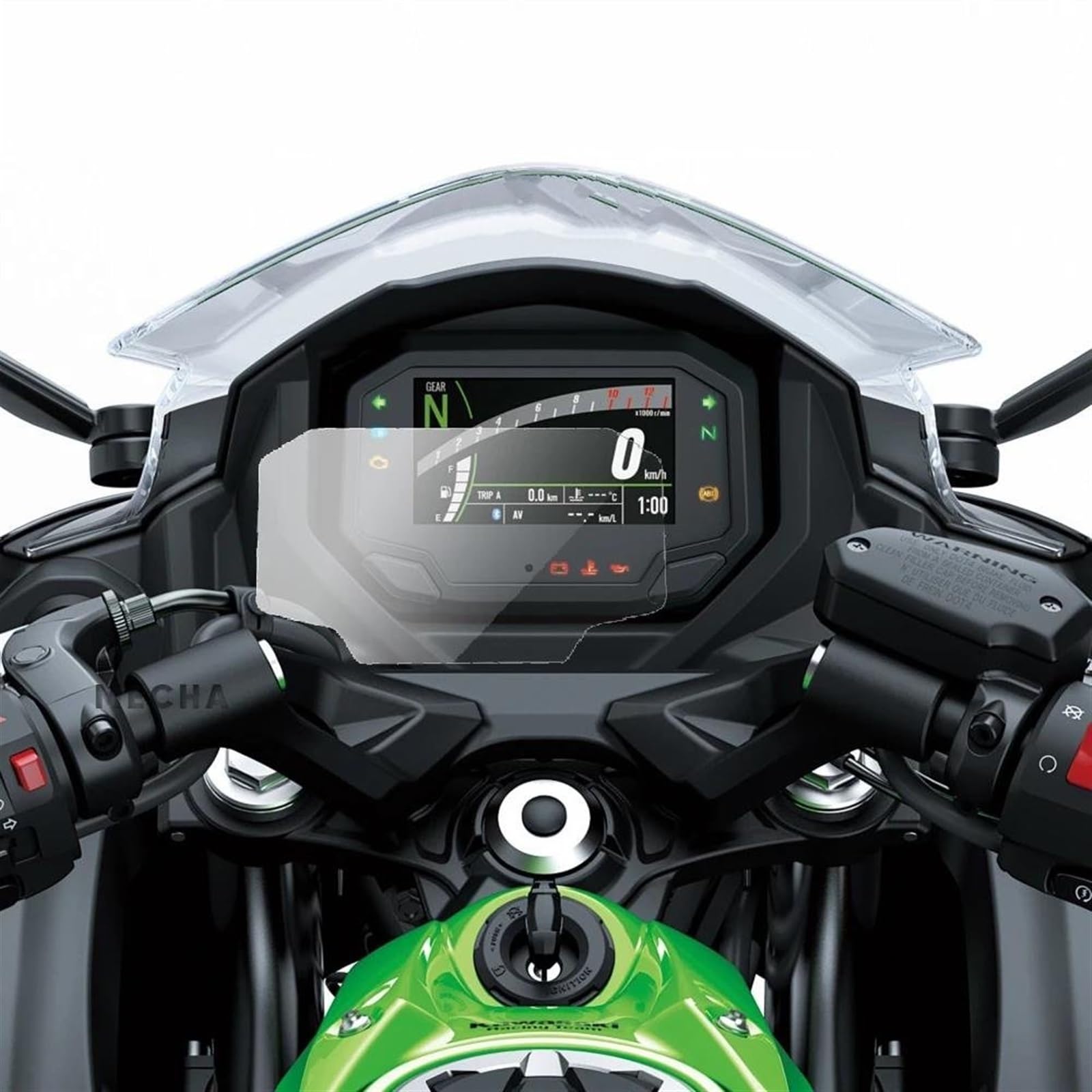 Motorrad Cluster Kratzschutzfolie Für Ninja 650 Für Ninja650 2022 Motorrad Scratch Cluster Schutz Instrument Film Zubehör Bildschirm(X4) von FRDUIEW