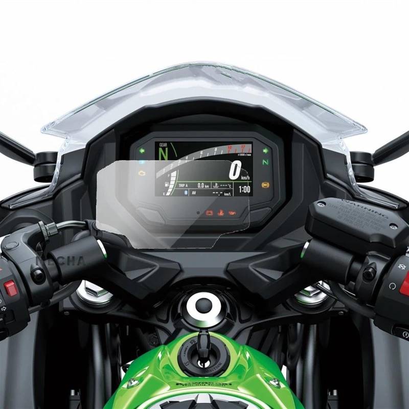 Motorrad Cluster Kratzschutzfolie Für Ninja 650 Für Ninja650 2022 Motorrad Scratch Cluster Schutz Instrument Film Zubehör Bildschirm(X4) von FRDUIEW