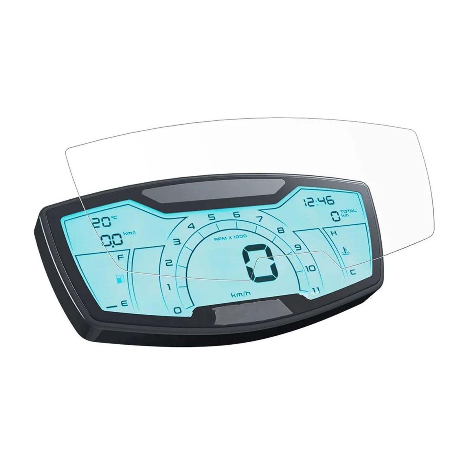 Motorrad Cluster Kratzschutzfolie Für Piaggio Für Medley 125 Medley125 2020 2021-2023 Zubehör Motorrad Dashboard Screen Protector HD Schutz Film(1 X PCS) von FRDUIEW