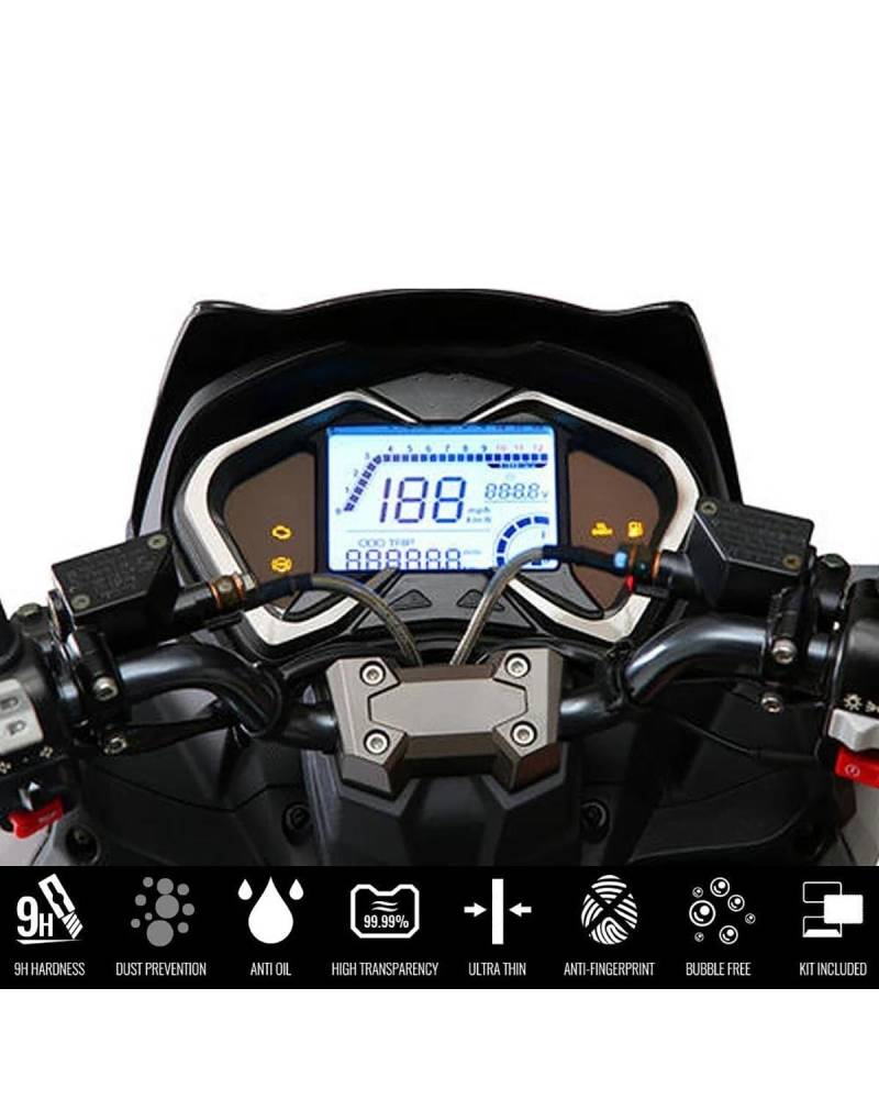 Motorrad Cluster Kratzschutzfolie Für SYM Für CRUISYM150 Für CRUISYM 150 Für SYM150 Motorrad Cluster Schutz Film Instrument Screen Protector von FRDUIEW