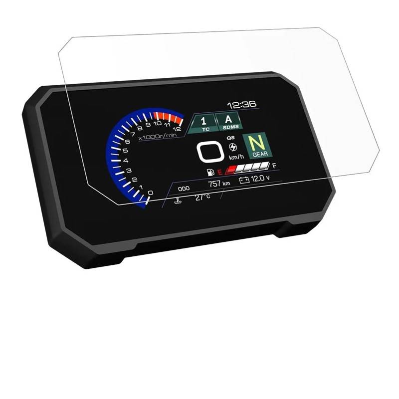 Motorrad Cluster Kratzschutzfolie Für Suzuki Für GSX-8S Für GSX 8S Für GSX8S 2023 Zubehör Dashboard Screen Protector Film Motorrad Instrument Schutzhülle von FRDUIEW