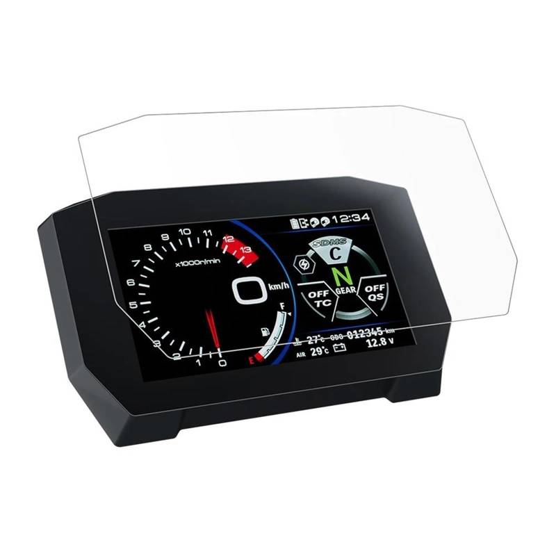 Motorrad Cluster Kratzschutzfolie Für Suzuki Für GSX-S1000 GT 2022-2023 Motorrad Kratzfest Display Bildschirm Instrument Schutz Film Geeignet(2 PCS) von FRDUIEW