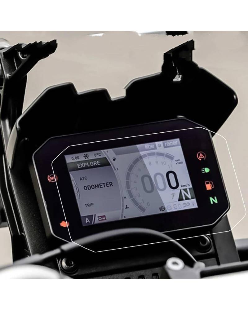 Motorrad Cluster Kratzschutzfolie Für Tuareg 660 Für Aprilia Für Tuareg660 RSV4 Tuono V4 2020 Motorrad Scratch Cluster Screen Dashboard Schutz Instrument Film(1 Sets) von FRDUIEW