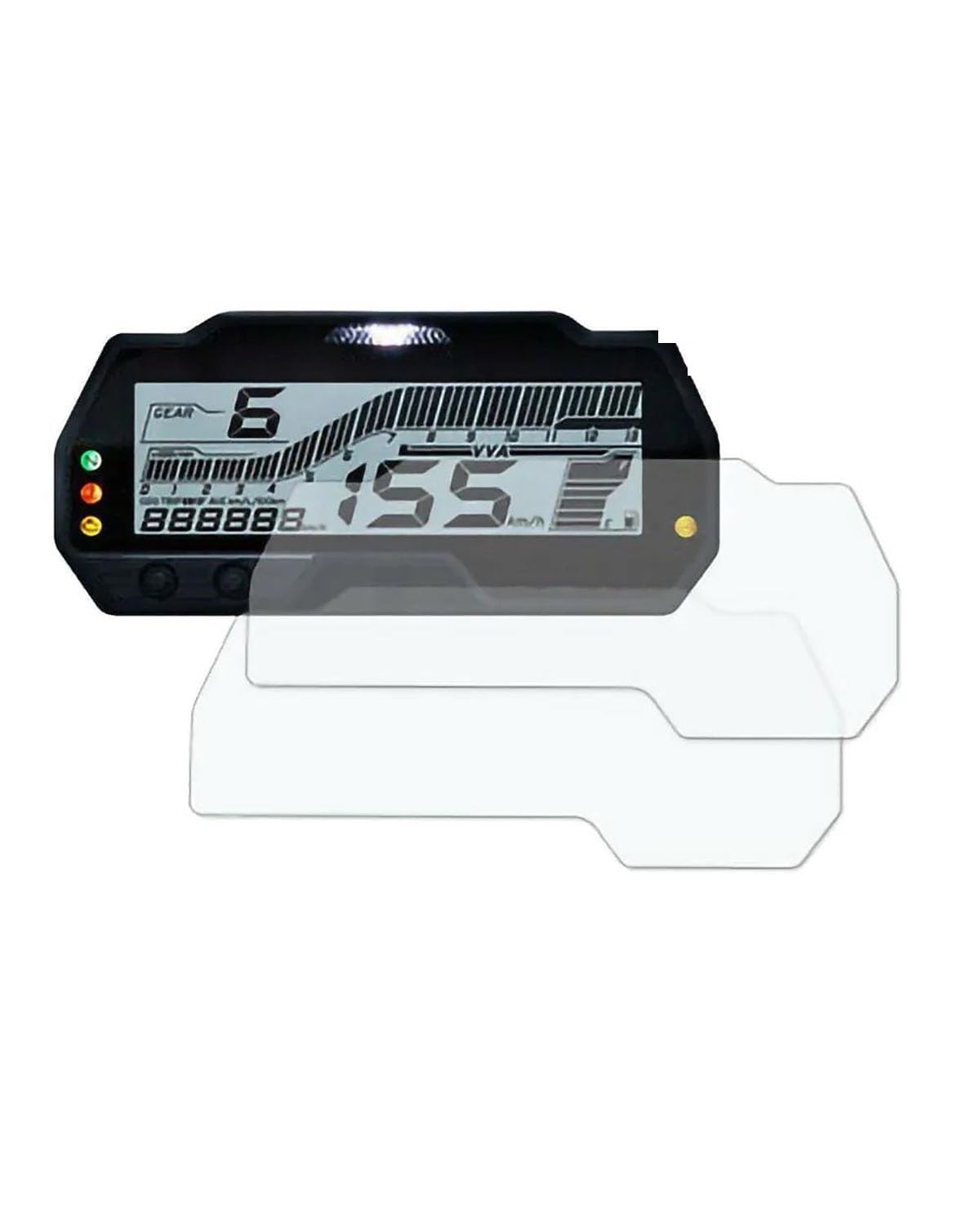 Motorrad Cluster Kratzschutzfolie Für Yamaha R15 V3 2017 2018 2019 2020 Für MT-15 2018-2020 Motorrad Cluster Kratzschutz Film Screen Protector(2 Pieces) von FRDUIEW