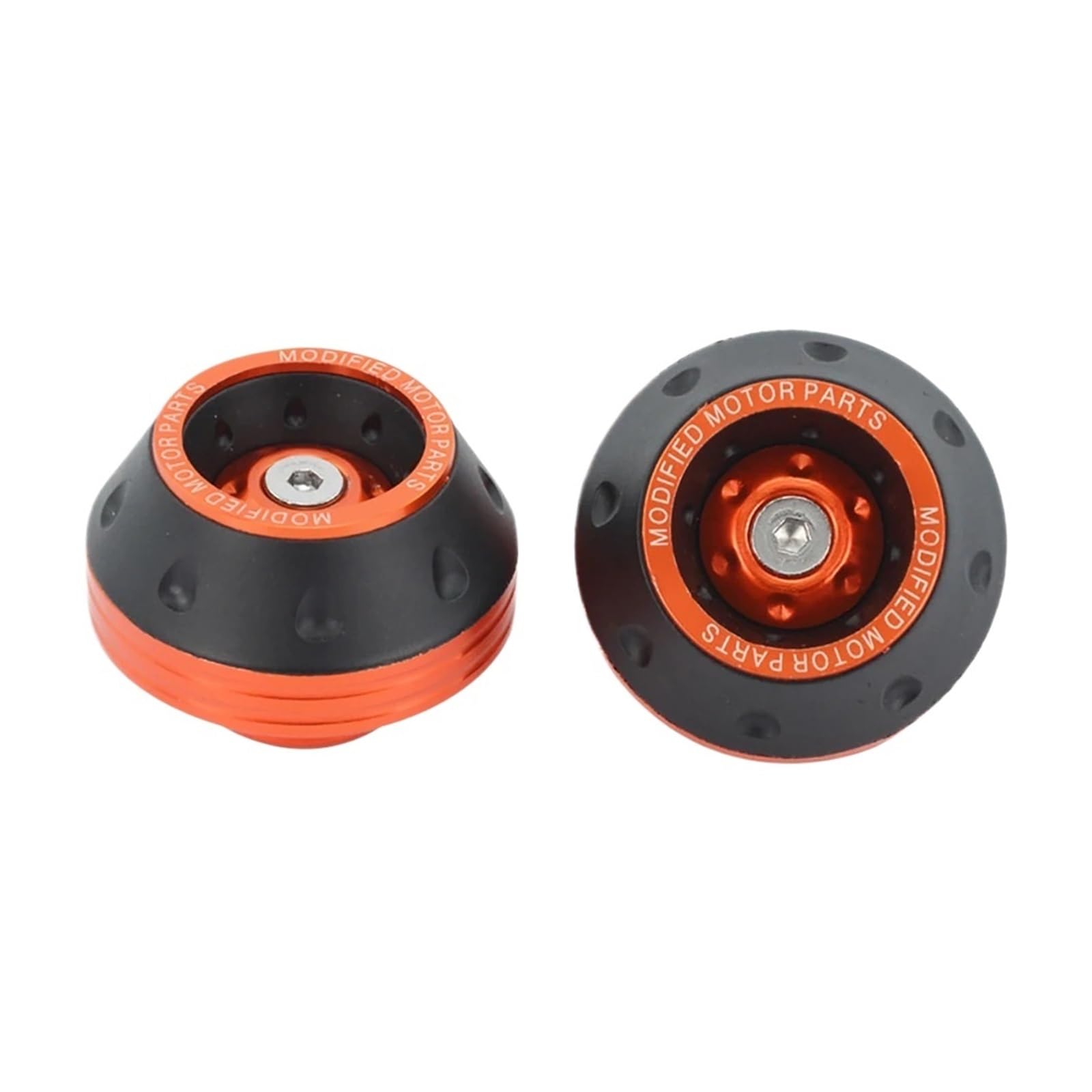 Motorrad-Sturzschutz 2PCS Motorrad Roller Crash-Schutz Rad Schutz Pads Vorderen Stoßdämpfer Tasse Sliders Für BWS Motorrad Liefert(Orange) von FRDUIEW