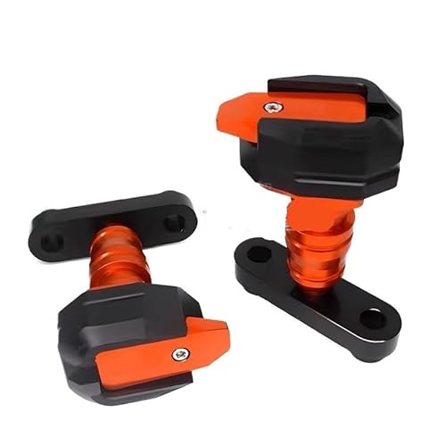 Motorrad-Sturzschutz Für CB500F CB500X CB 500F 500X 500 FX 2013-2024 Protector Pad Rahmen Sliders Crash Fallen Schutz Schutz Zubehör(Orange NOLOGO) von FRDUIEW