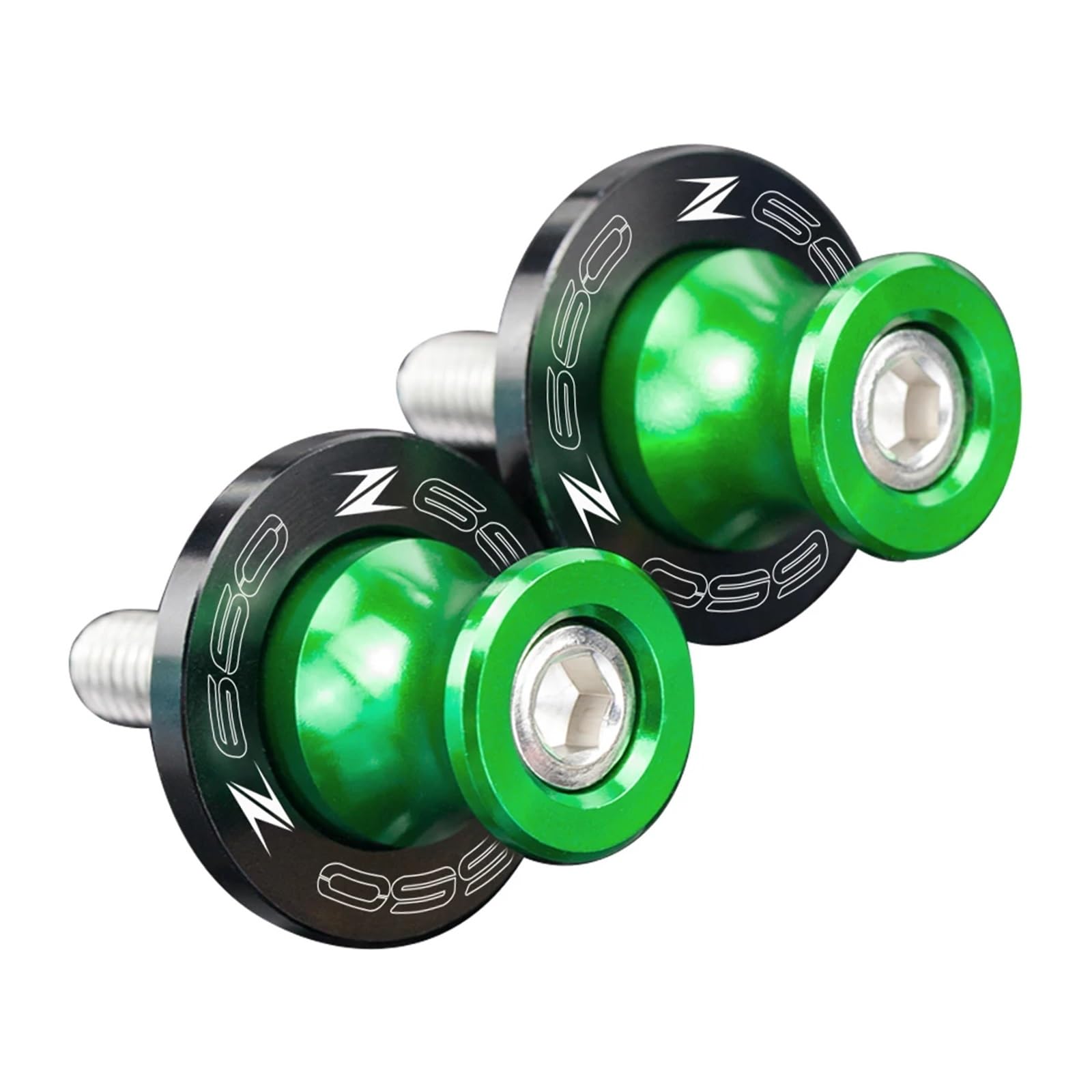 Motorrad-Sturzschutz Für Kawasaki Z650RS Z650 RS Z 650 RS Z 650R Z650 2021 2022 Motorrad Zubehör Schwinge Spulen Slider Stehen Schrauben 8MM(Green) von FRDUIEW