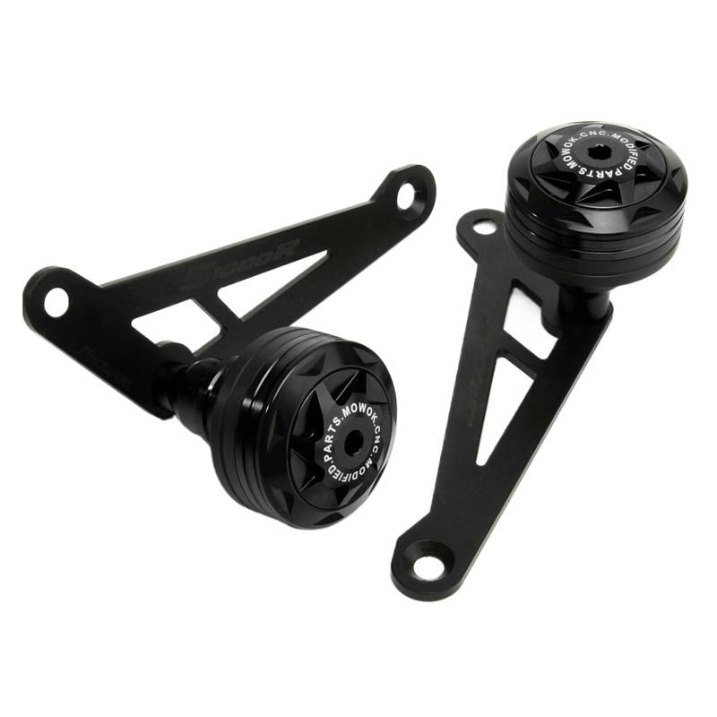 Motorrad-Sturzschutz Für S1000 R S1000R 2017 2018 2019 Motorrad Zubehör Absturzsicherung Crash-Schutz Rahmen Slider(Black-L) von FRDUIEW