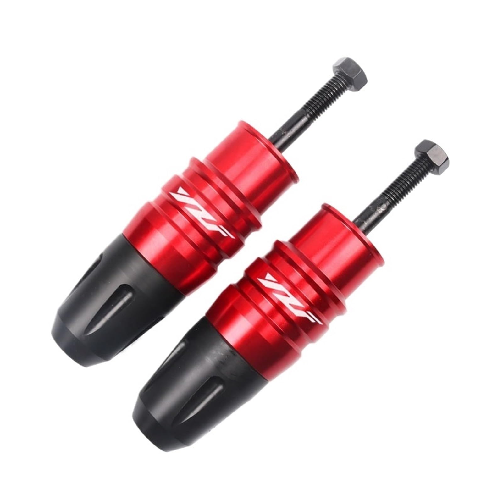 Motorrad-Sturzschutz Für Yamaha YZF-R1 YZF-R6 YZF R1 R6 R3 R25 R15 YZFR1 YZFR6 Motorrad Zubehör Absturzsicherung Auspuff Slider Crash Pads(1 Pair Red) von FRDUIEW