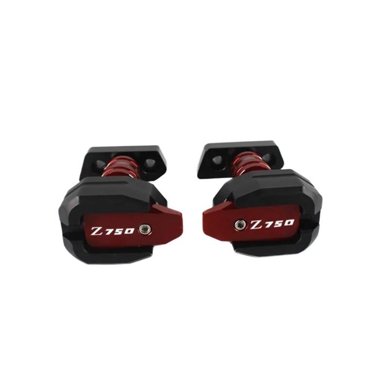 Motorrad-Sturzschutz Für Z750 Z 750 2007-2013 2012 Motorrad Absturzsicherung Rahmen Slider Verkleidung Schutz Stoßstange Pad Passt Motorrad Frame Slide(Red) von FRDUIEW