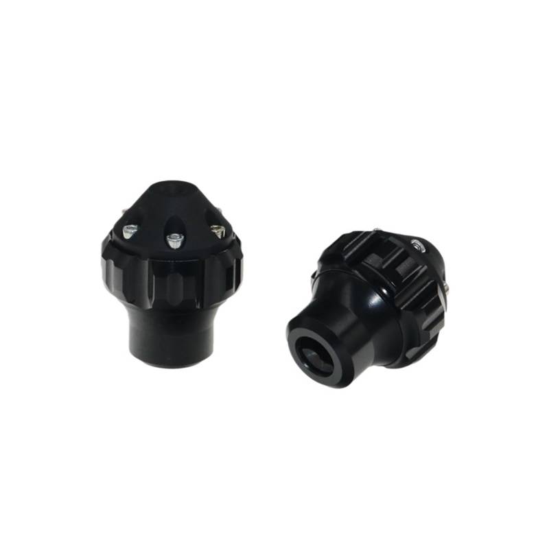 Motorrad-Sturzschutz MotoLovee Motorrad Universal Frontrahmen Sliders Crash Cup Pads Anti Drop Kollisionskappe Für Yamaha Für Kawasaki Motorrad Anti Crash Pad Fallschutz Zubehör Für Motorräder(Black) von FRDUIEW