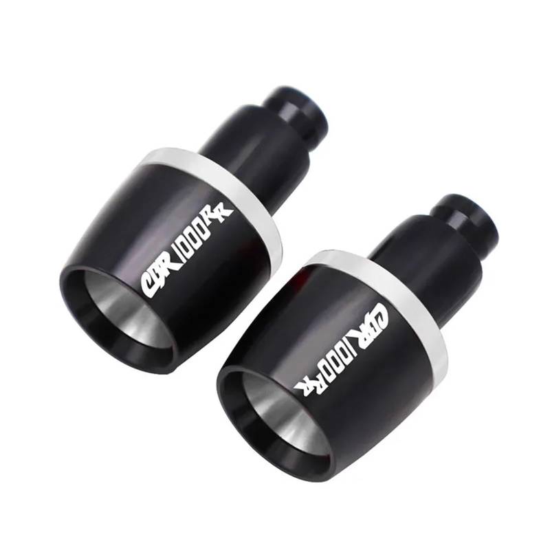 Motorrad-Sturzschutz Motorrad CNC Aluminium Universal Griff Griff Stangenende Abdeckung Gegengewicht Stecker Schieber Für CBR1000RR CBR1000RR CBR1000(Silver) von FRDUIEW