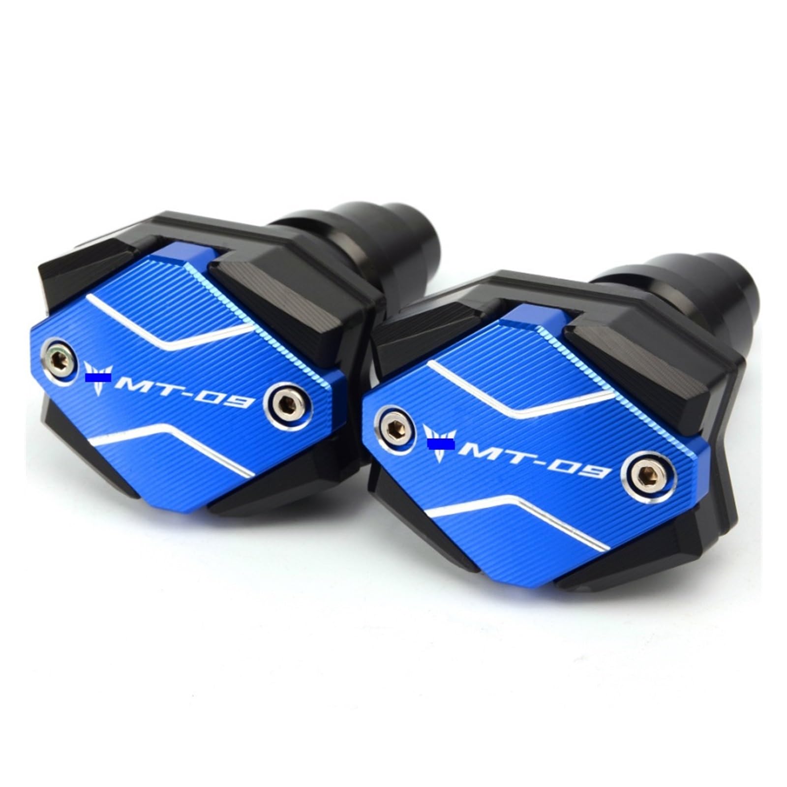 Motorrad-Sturzschutz Motorrad Rahmen Sliders Schutz Für Yamaha MT-09 Mt09 2014 2015 2016 2017 Anti Crash Pad(Blue) von FRDUIEW