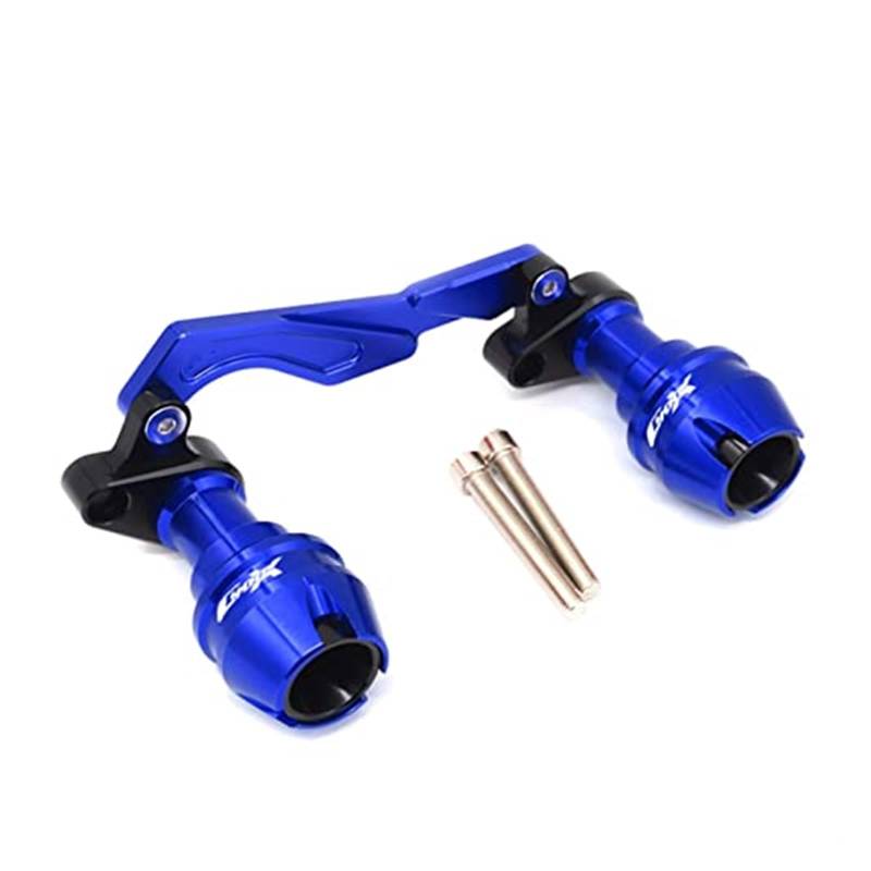 Motorrad-Sturzschutz Motorrad Zubehör Anti-Kollision Slider Schutz Schalldämpfer Rohr Rahmen Slider Fallen Schutz Für C400X C400GT C 400X 400GT(Blue) von FRDUIEW