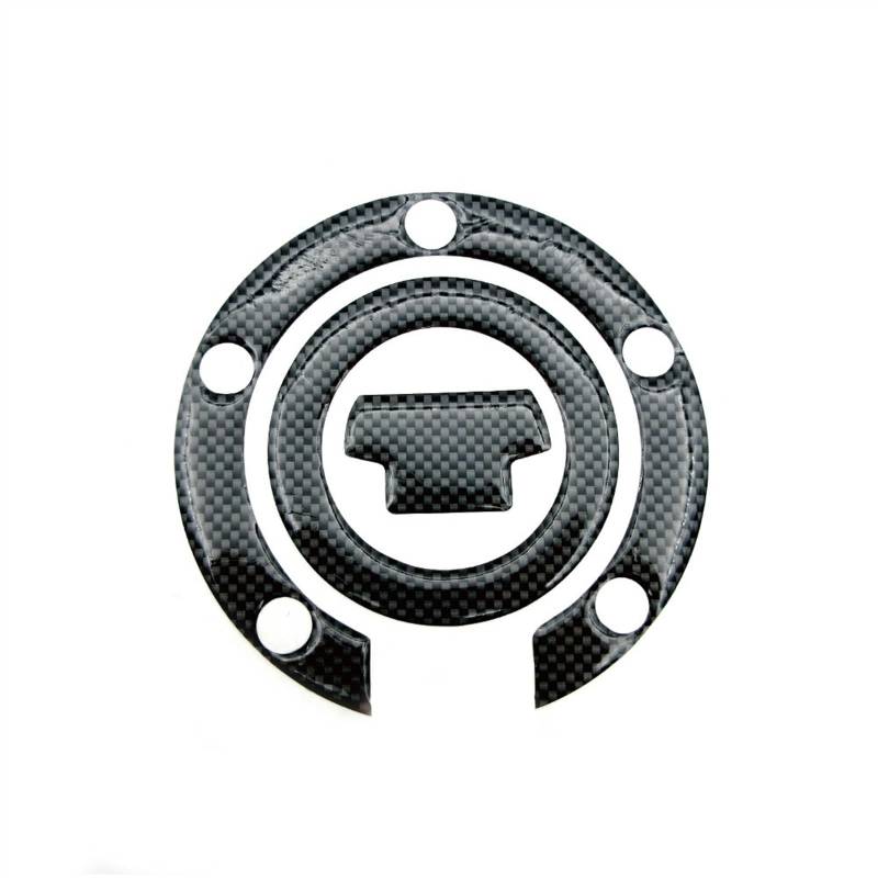 Tank Pads 1Pcs Carbon Fuel Gas Öl Kappe Tank Pad Tankpad Schutz Aufkleber Für Motorrad Universal(04) von FRDUIEW