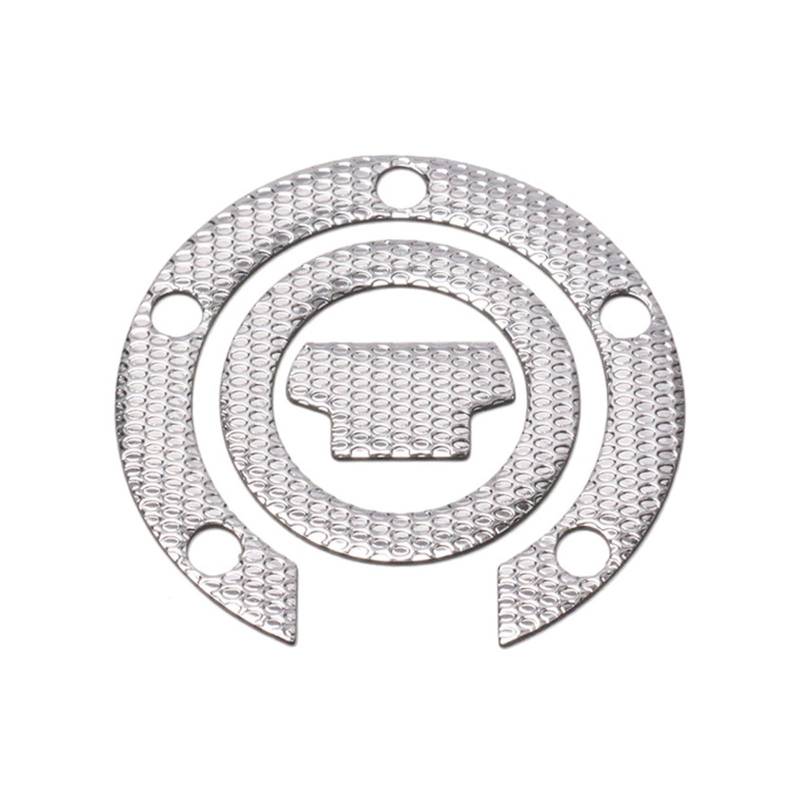 Tank Pads 1Pcs Motorrad Tank Pad Schutz Aufkleber Für R1/R6 FZ1 FZ6 FZ6N/8N/09 FZ1000 BT1100 FJR1300 MT07/09 TDM900(Silver) von FRDUIEW