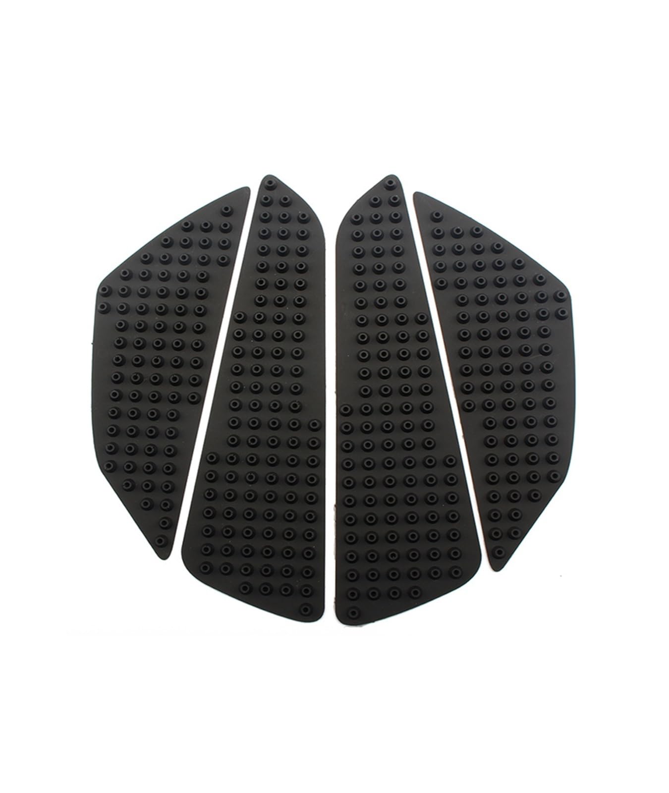 Tank Pads Benutzerdefinierte Motorrad Tank Aufkleber Anti-Slip Klebstoff Tank Seite Traktion Pads Gummis Pad Für CBR600RR 07 Universal(Black A) von FRDUIEW