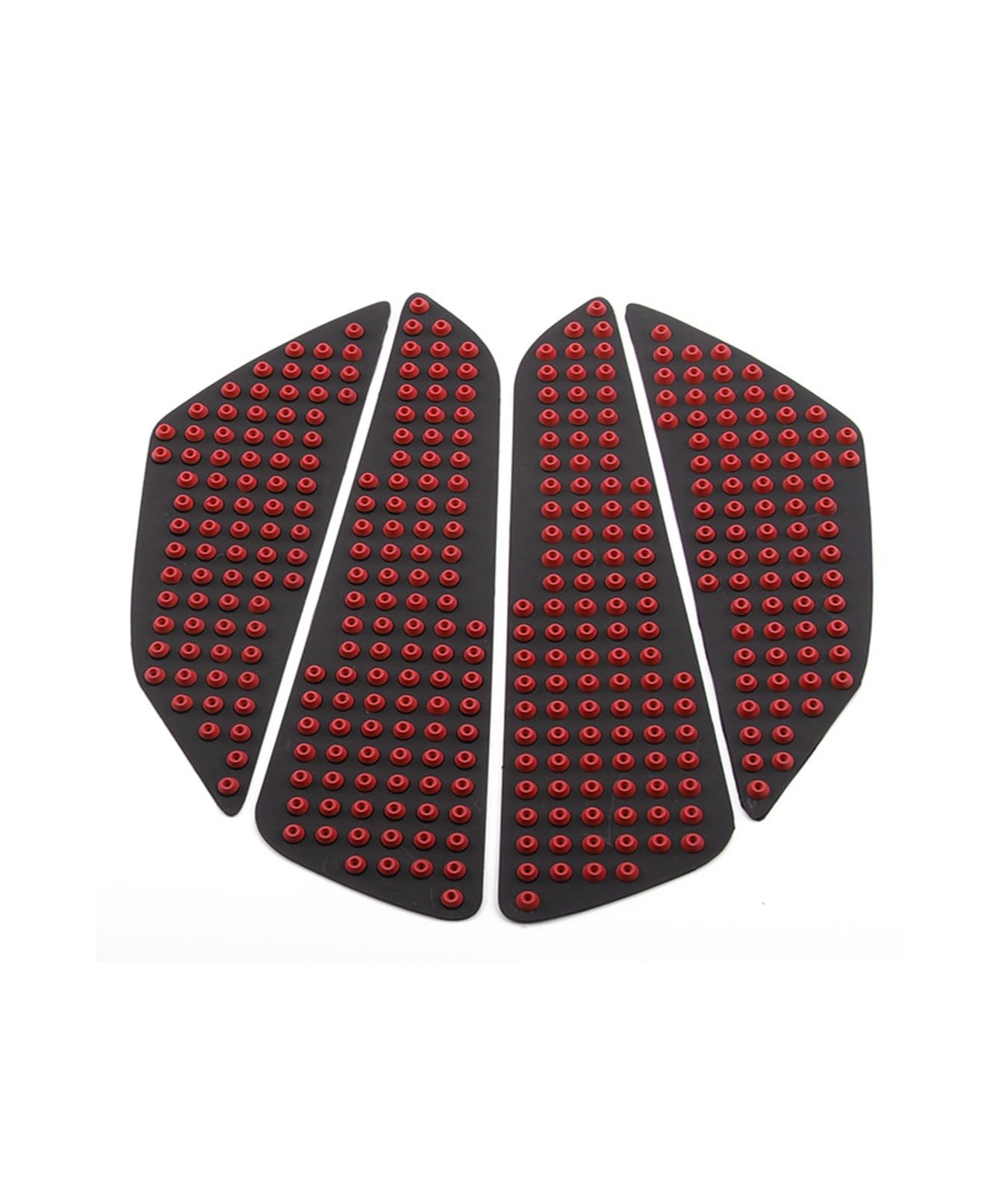 Tank Pads Benutzerdefinierte Motorrad Tank Aufkleber Anti-Slip Klebstoff Tank Seite Traktion Pads Gummis Pad Für CBR600RR 07 Universal(Red) von FRDUIEW