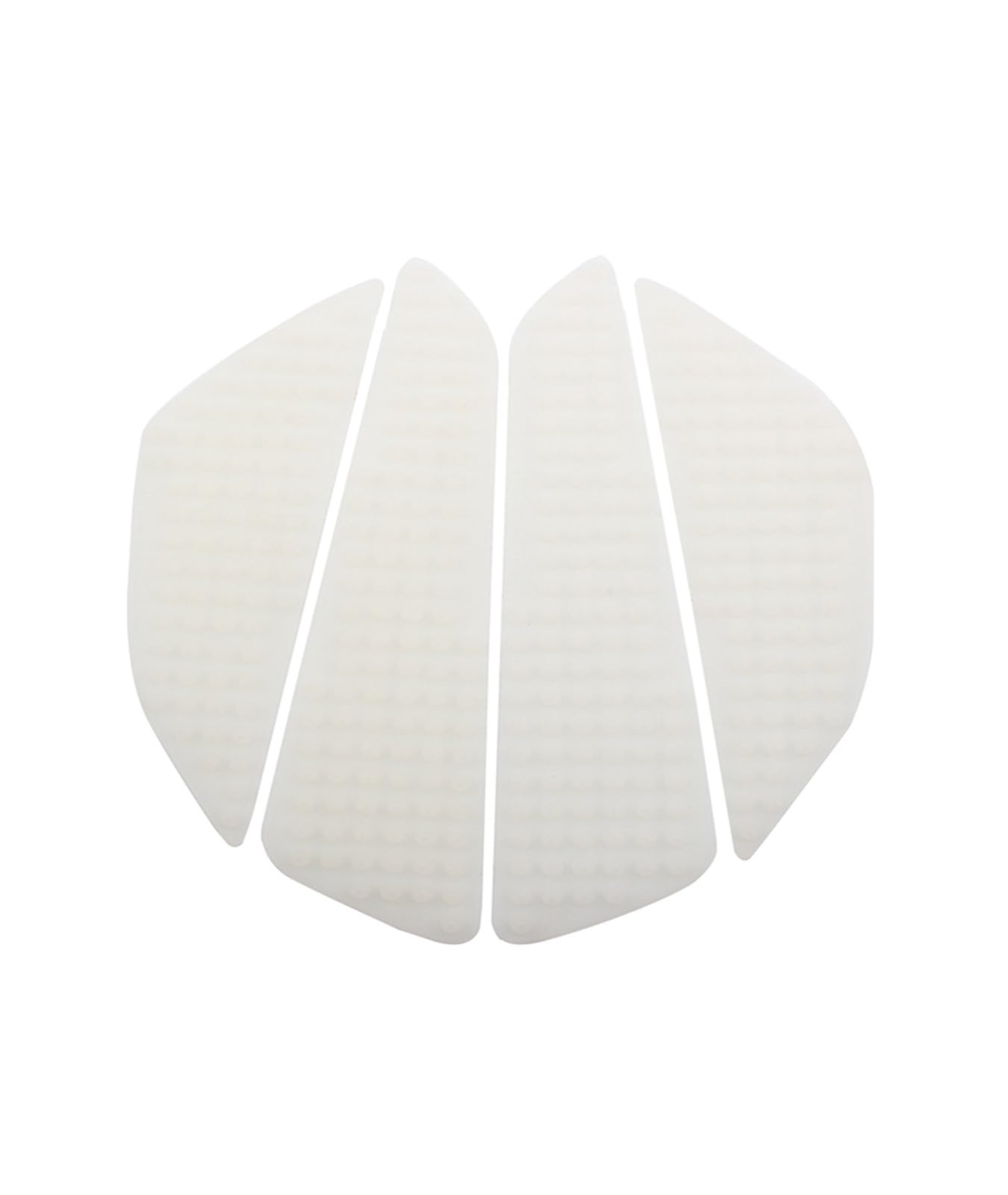 Tank Pads Benutzerdefinierte Motorrad Tank Aufkleber Anti-Slip Klebstoff Tank Seite Traktion Pads Gummis Pad Für CBR600RR 07 Universal(White) von FRDUIEW