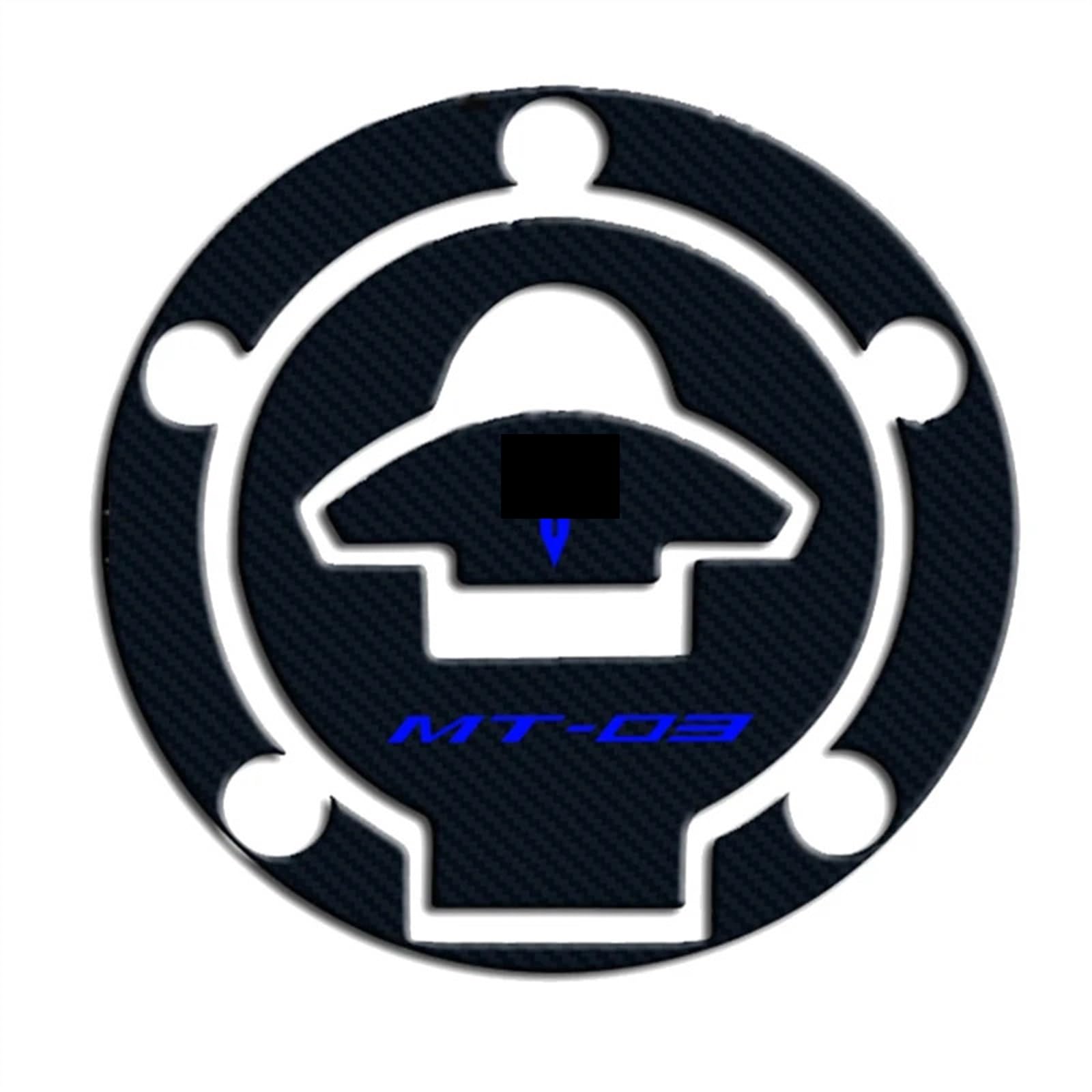 Tank Pads Carbon Fiber Special Tank Cover Pad Schutz Aufkleber für R15 R25 R3 MT-25 MT-03 R15 R25 R3 Mt25 Mt03(12 Blue) von FRDUIEW