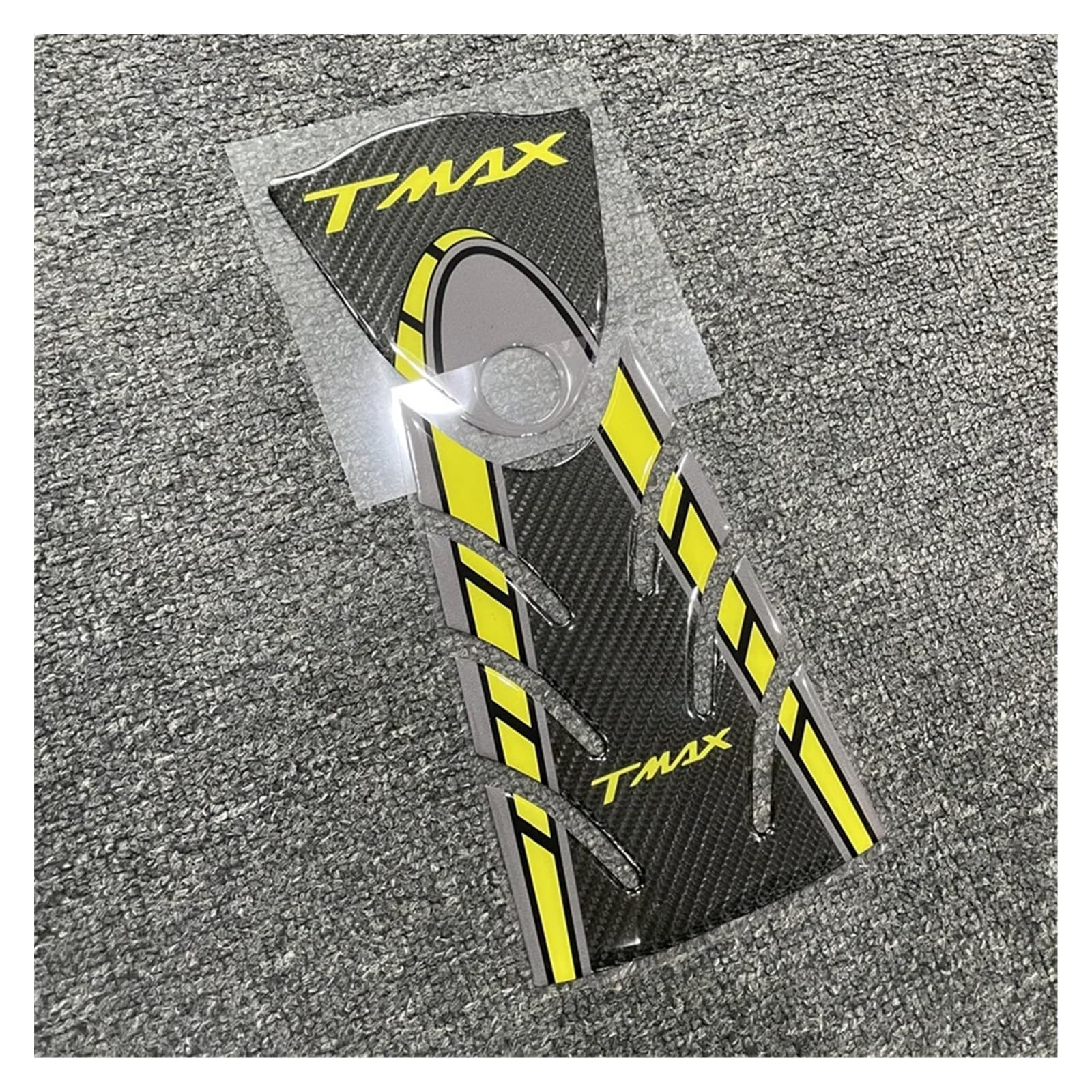 Tank Pads Für T-MAX 530 500 TMAX530 TMAX500 Motorrad Tank Pad Schutz 3D Gel Aufkleber Aufkleber Motorrad Kraftstoff Tank Aufkleber(Yellow) von FRDUIEW