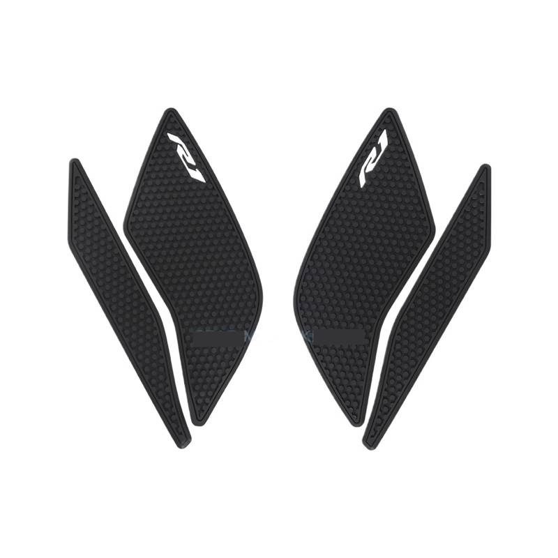 Tank Pads Für Yamaha YZF R1 R1M YZFR1 YZF-R1 2015–2021 Motorrad rutschfeste seitliche Kraftstofftank-Aufkleber, wasserdichter Pad-Gummi-Aufkleber(Left and Right) von FRDUIEW