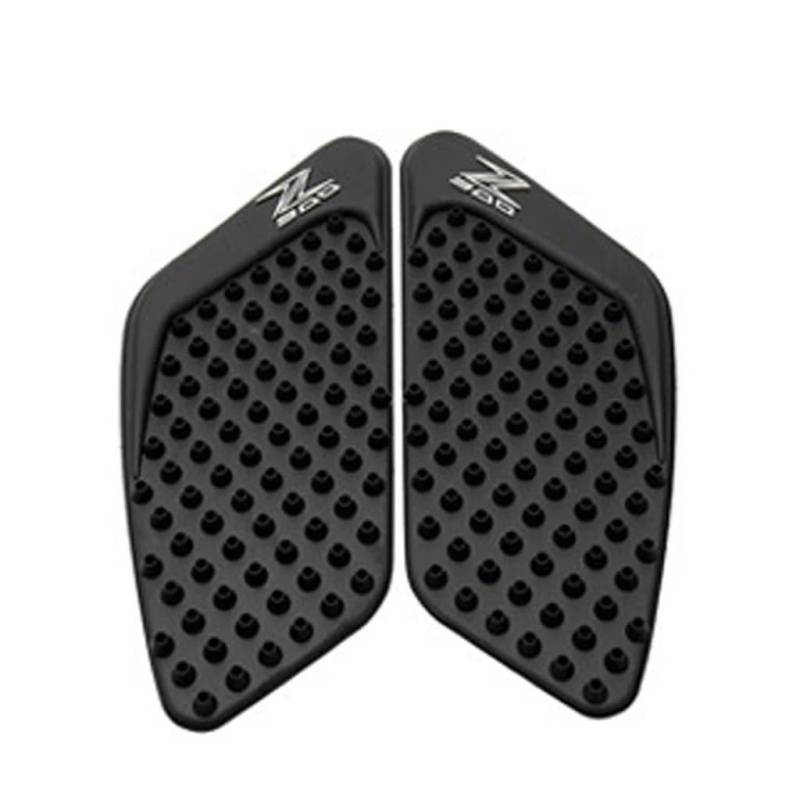 Tank Pads Für Z900 Z 900 2017-2019 Motorrad Anti Slip Tank Pad Seite Knie Grip Traktion Pads Anti Scratch Schutz Aufkleber(Black) von FRDUIEW