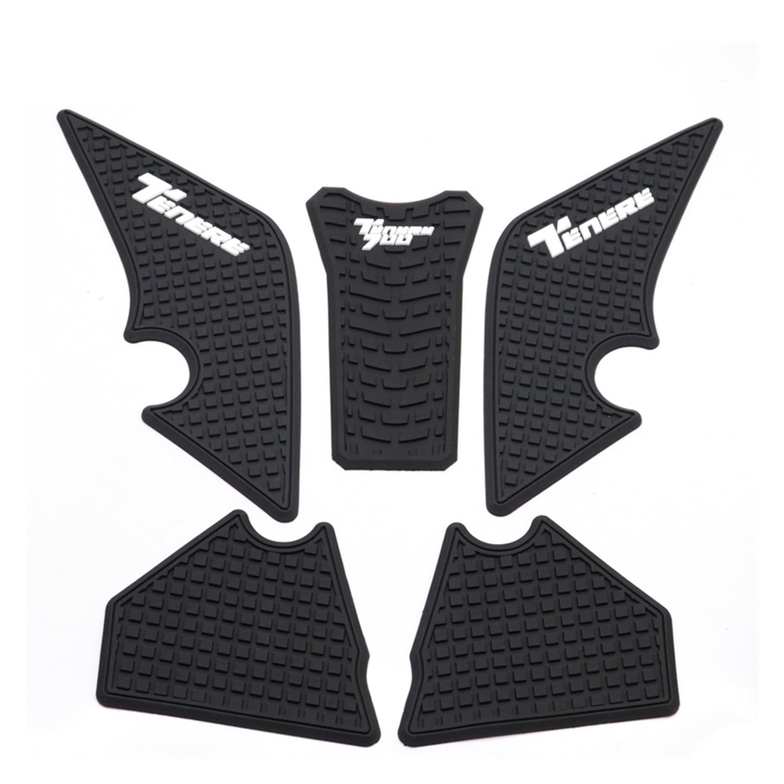 Tank Pads Motorrad Nicht-Slip Seite Kraftstoff Tank Aufkleber wasserdichte Pad Gummi Aufkleber Für Yamaha Tenere 700 T700 XTZ 700 2019 2020(C) von FRDUIEW