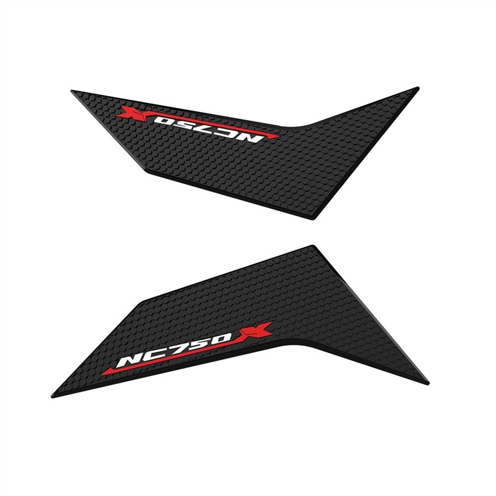 Tank Pads Motorrad Seite Kraftstoff Tank Pad Für NC750X NC 750X2021-2022-2023 Tank Pads Schutz Aufkleber Knie Grip Traktion Pad von FRDUIEW