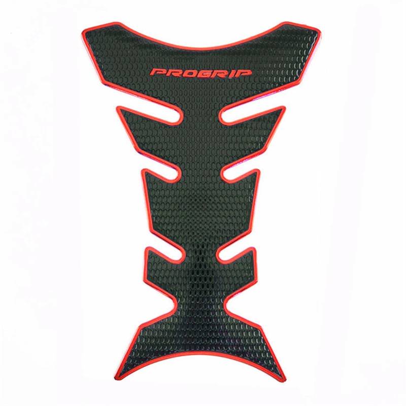 Tank Pads Universal 3D Motorrad Aufkleber Aufkleber Gas Öl Kraftstoff Tank Pad Schutz Fall Motorrad Kraftstoff Tank Aufkleber(Red) von FRDUIEW