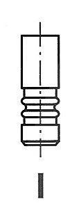 Freccia Auslassventil [Hersteller-Nr. R6388/BMCR] für Alfa Romeo, Chrysler, Fiat, Jeep, Lancia, Opel, Saab, Vauxhall von FRECCIA