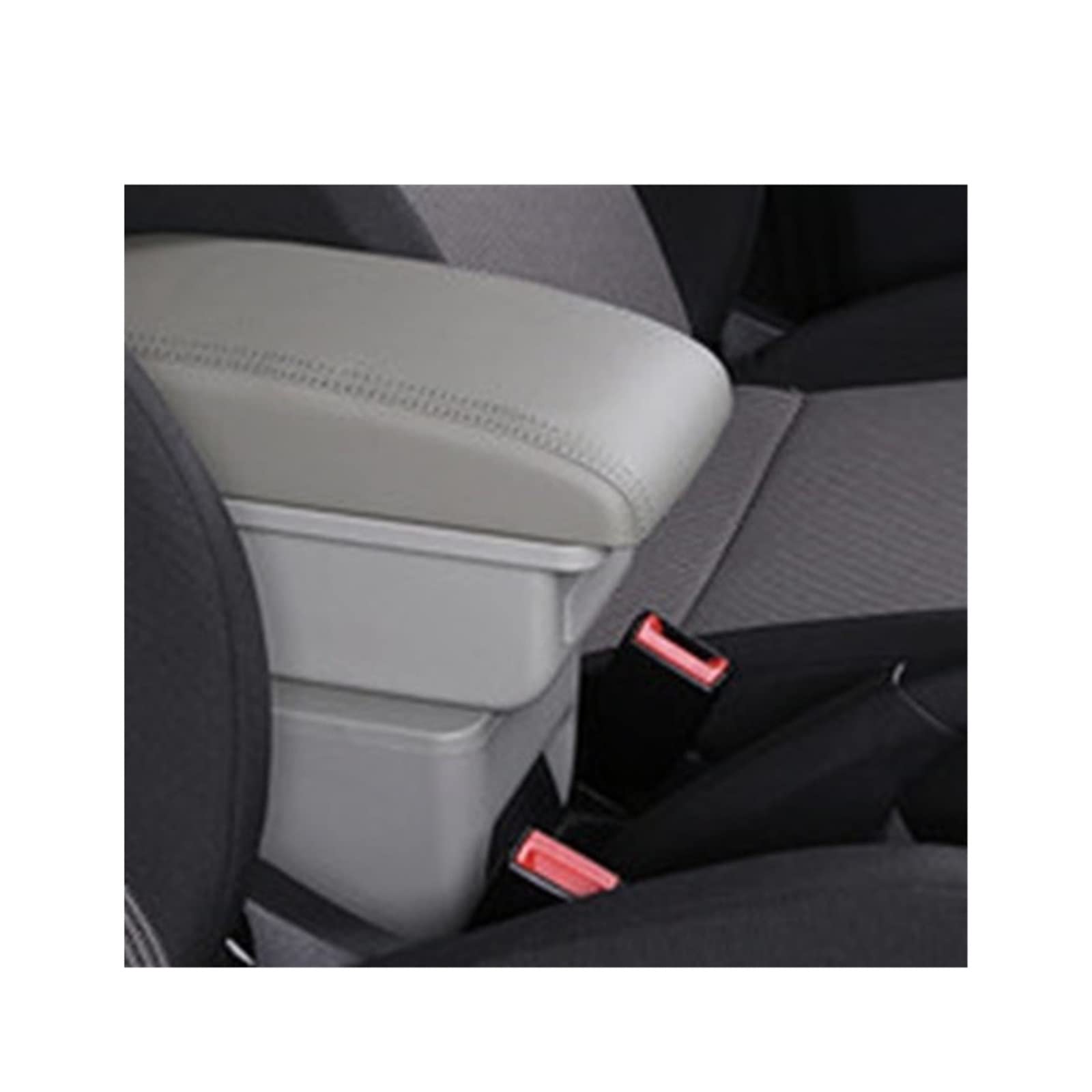 Auto-Armlehnen-Organizer Armlehne Box für Abarth 595 Zentrale Shop Inhalt Lagerung Box für Mit Tasse Halter Aschenbecher USB Interface Zubehör(B2 3 USB) von FREERAY