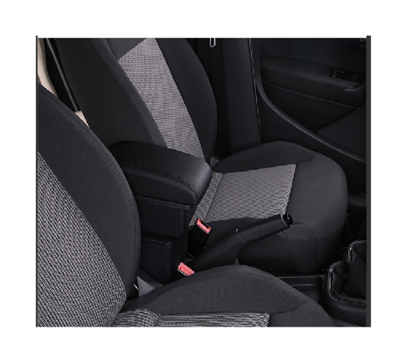 Auto-Armlehnen-Organizer Armlehnenbox Auto-Armlehnenbox Dedizierter Multifunktions-USB für Toyota für Yaris Hybrid 2015 2016 2017 2018 2019 2020 2021(B3,Schwarz) von FREERAY