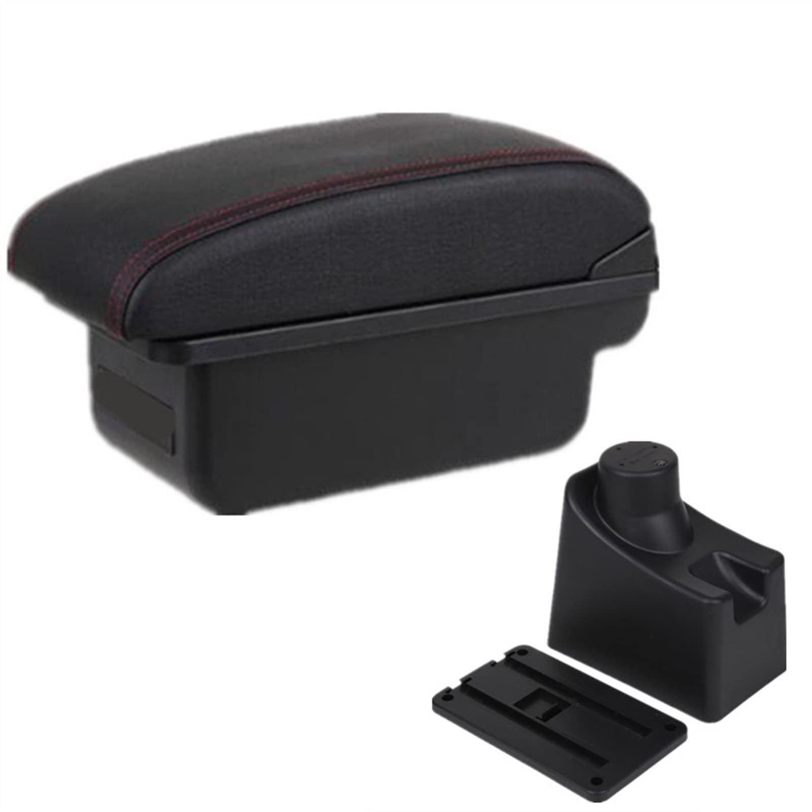 Auto-Armlehnen-Organizer Auto Armlehne Box Center Console Storage Box Innen für Mit USB für Dacia Logan(No USB A3) von FREERAY