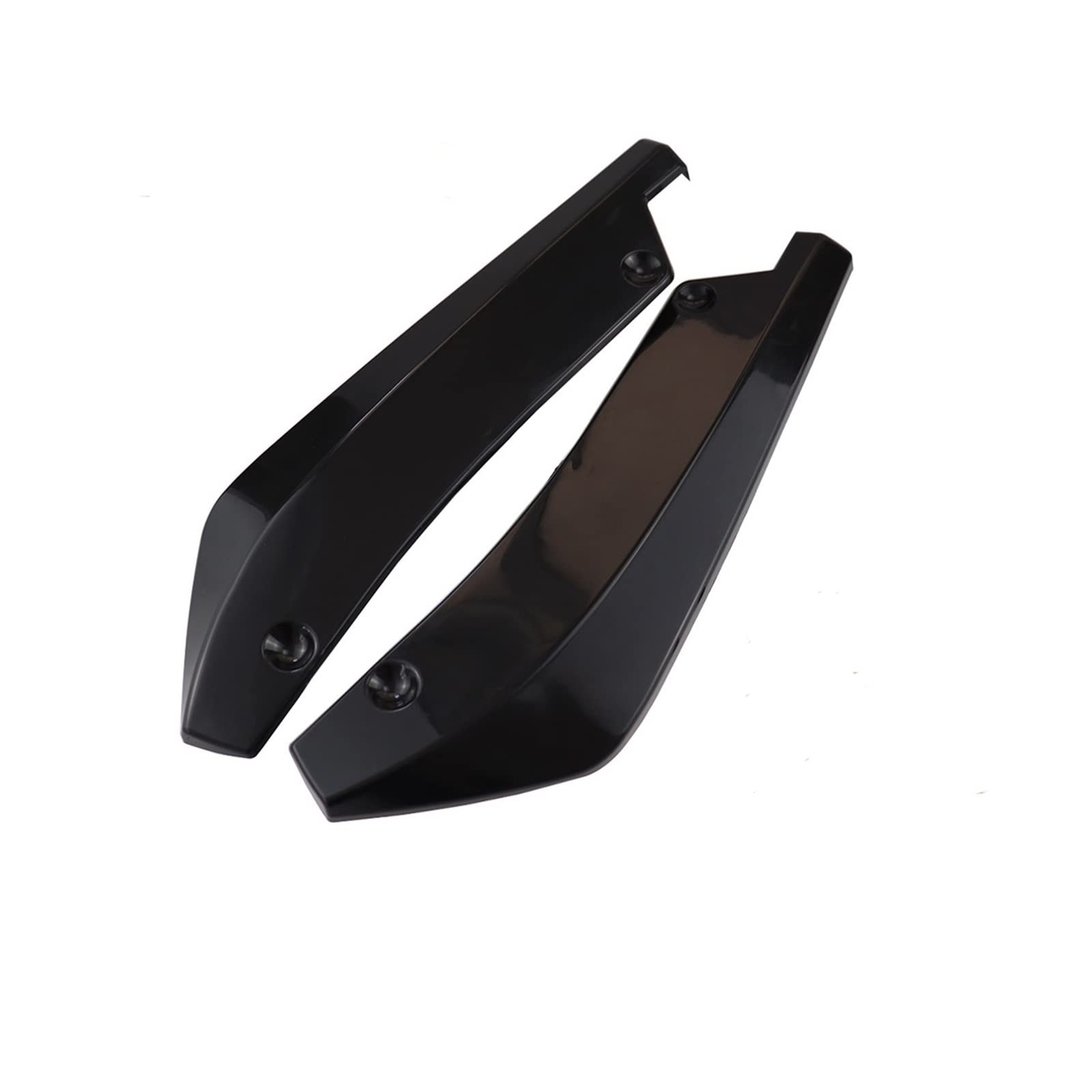 Kotflügel für Autos Auto Universal Heckspoiler Spoiler Canards Diffusor Auto Seitenflosse Kratzschutz Schwarz Hecklippe Wickelwinkel Splitter Modificati(Schwarz) von FREERAY