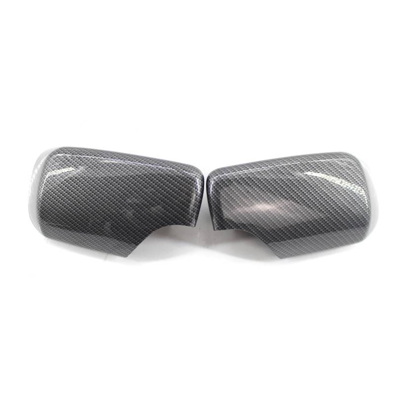 Rückspiegelabdeckung Kappe Für BMW 3 5 E39 E46 525i 528i 530i 540i 323i 330i 328i Carbon Fiber Helle Schwarze Seite Rückspiegel Abdeckung Caps(Carbon fiber) von FREERAY