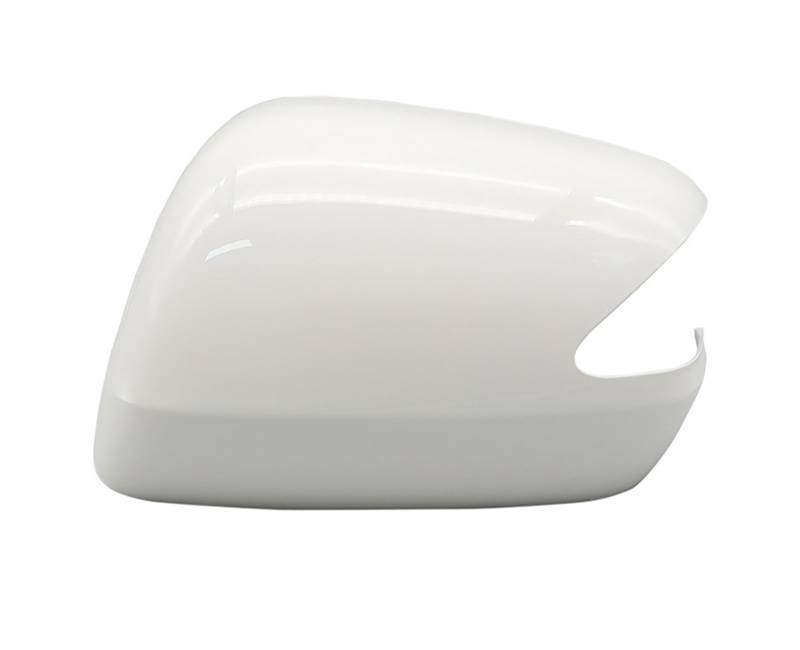 Rückspiegelabdeckung Kappe Für Honda Für Fit 2008-2013 Auto Außen Rückspiegel Abdeckung Seite Spiegel Gehäuse Shell Für Mit Lampe Typ(1pcs taffeta white L) von FREERAY