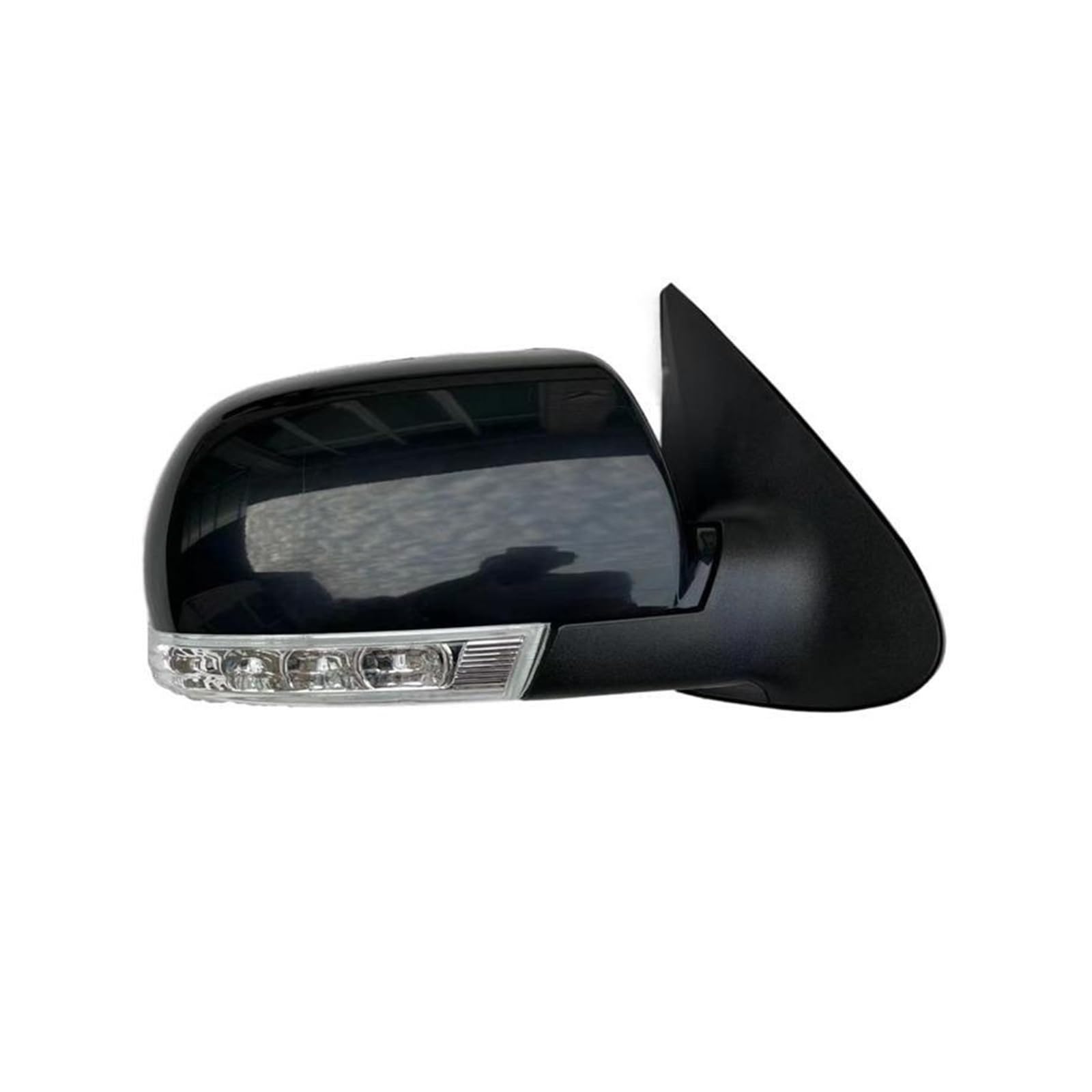 Rückspiegelabdeckung Kappe Für Hyundai Santa Fe 2.4L 2.7L 2007-2012 Für Links Rechts Auto Klapp Seite Rückspiegel 8PINS Für Mit Lampe(Black right) von FREERAY