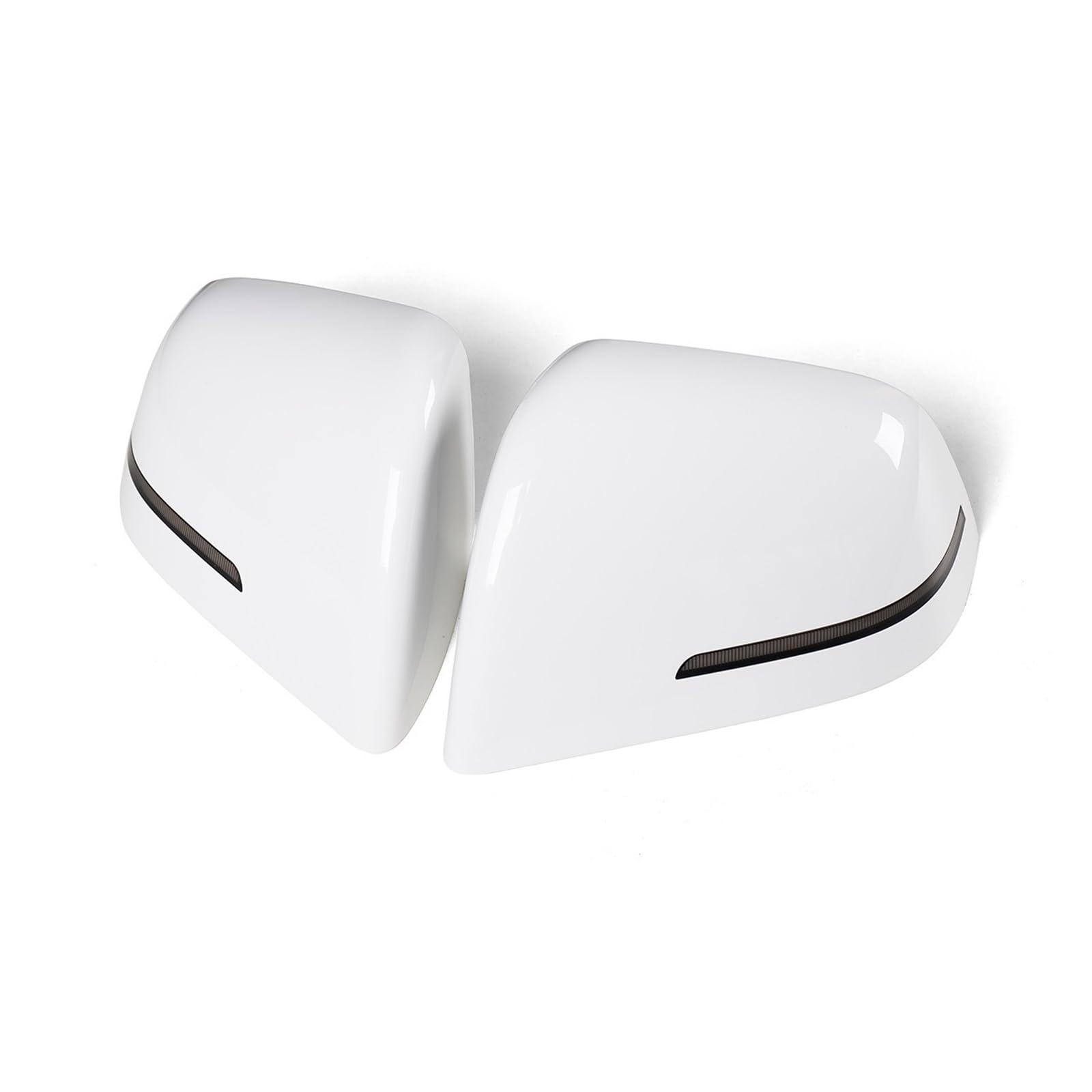 Rückspiegelabdeckung Kappe Für Tesla für modell 3 Y 2023 Ersatz Rückspiegel Abdeckung LED Blinker Rückspiegel Shell Auto(MY-PR19WHITE) von FREERAY